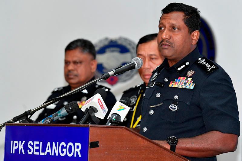 Selangor Police Chief, Datuk Hussein Omar Khan. - BERNAMApix