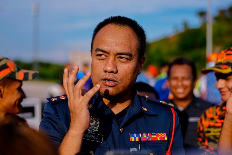 Penolong Pengarah Operasi Jabatan Bomba dan Penyelamat Malaysia (JBPM) Selangor Ahmad Mukhlis Mokhtar - fotoBERNAMA