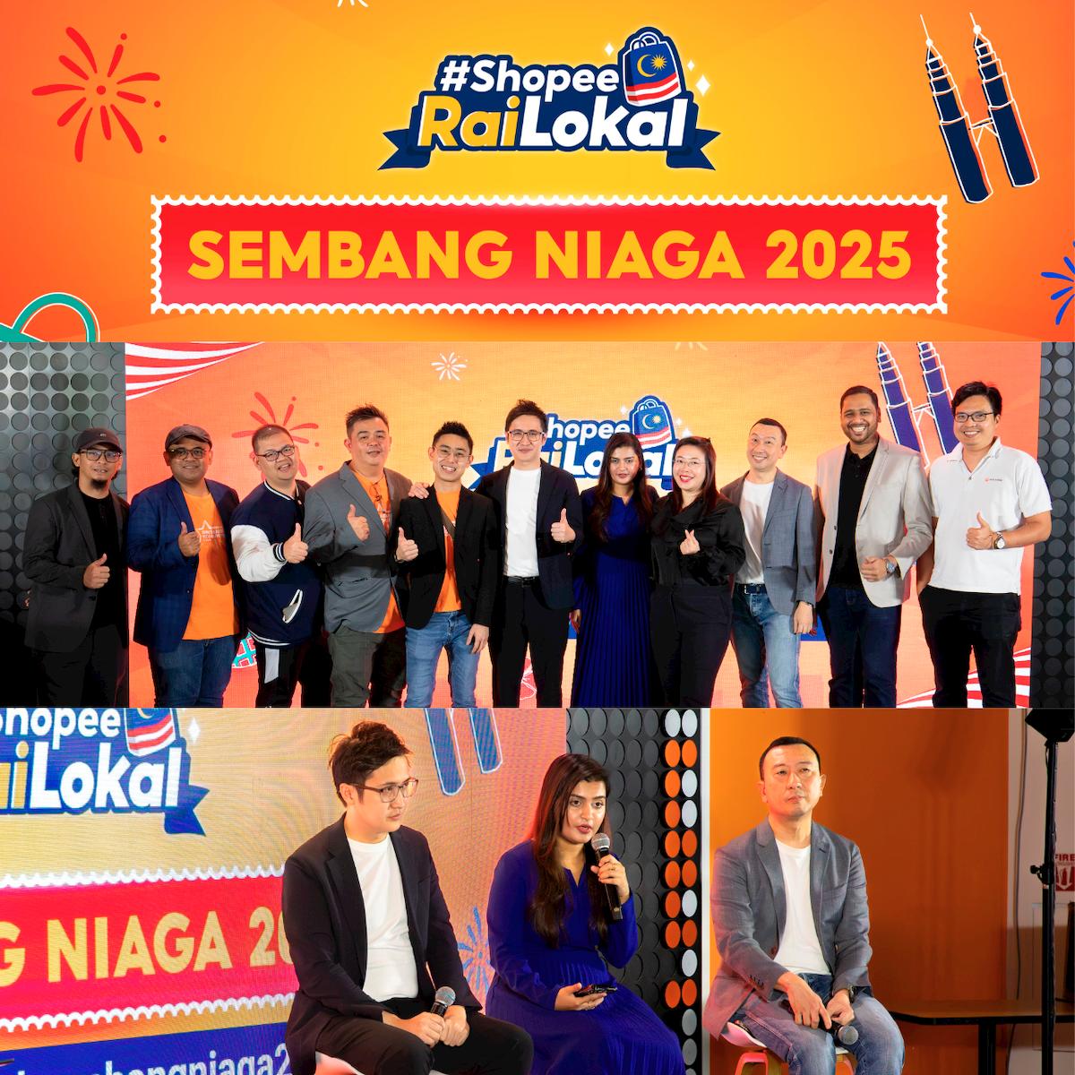 Shopee sellers at Shopee Rai Lokal: Sembang Niaga 2025, an event celebrating local MSME success and learning insights for year-end campaigns