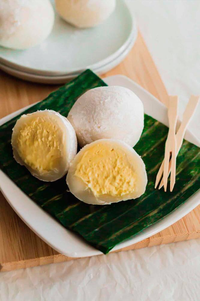 $!Durian mochi is a Japanese dessert given a Malaysian twist. – SIFT SIMMER