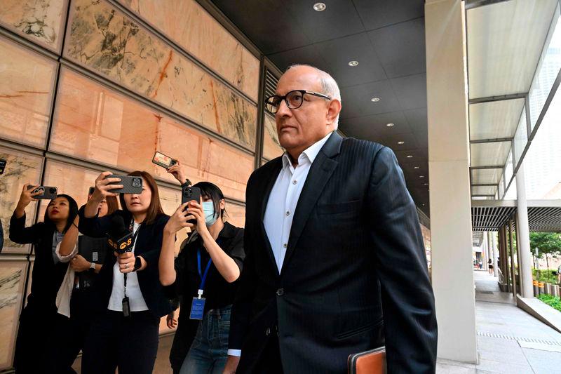 Singapore’s former Minister for Transport and Minister-in-charge for Trade Relations S. Iswaran arrives at the Supreme Court in Singapore on September 24, 2024. AFPpix