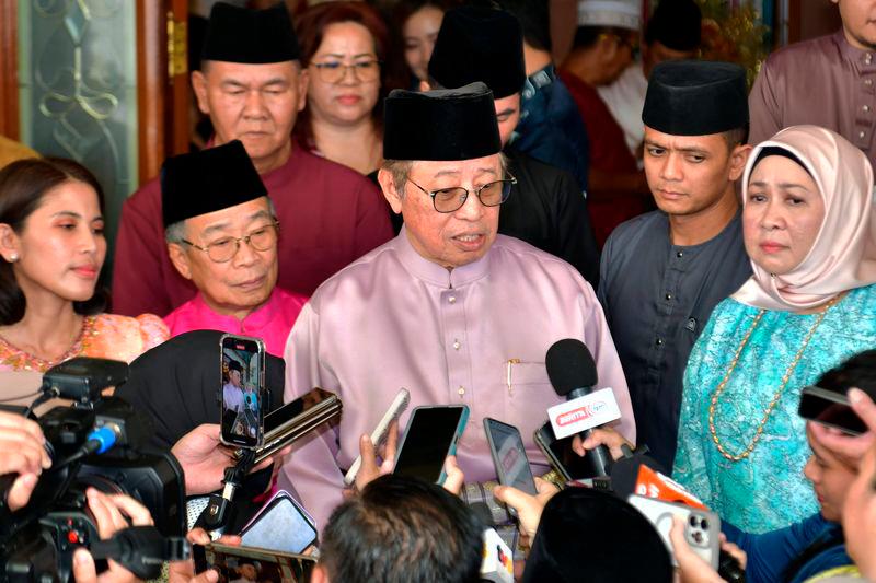 Sarawak Premier, Tan Sri Abang Johari Tun Openg - BERNAMApix