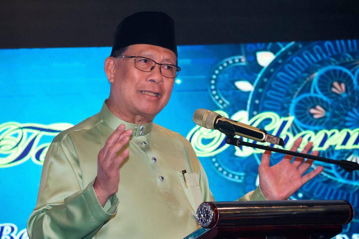 Sarawak Utilities and Telecommunications Minister Datuk Seri Julaihi Narawi - BERNAMApix