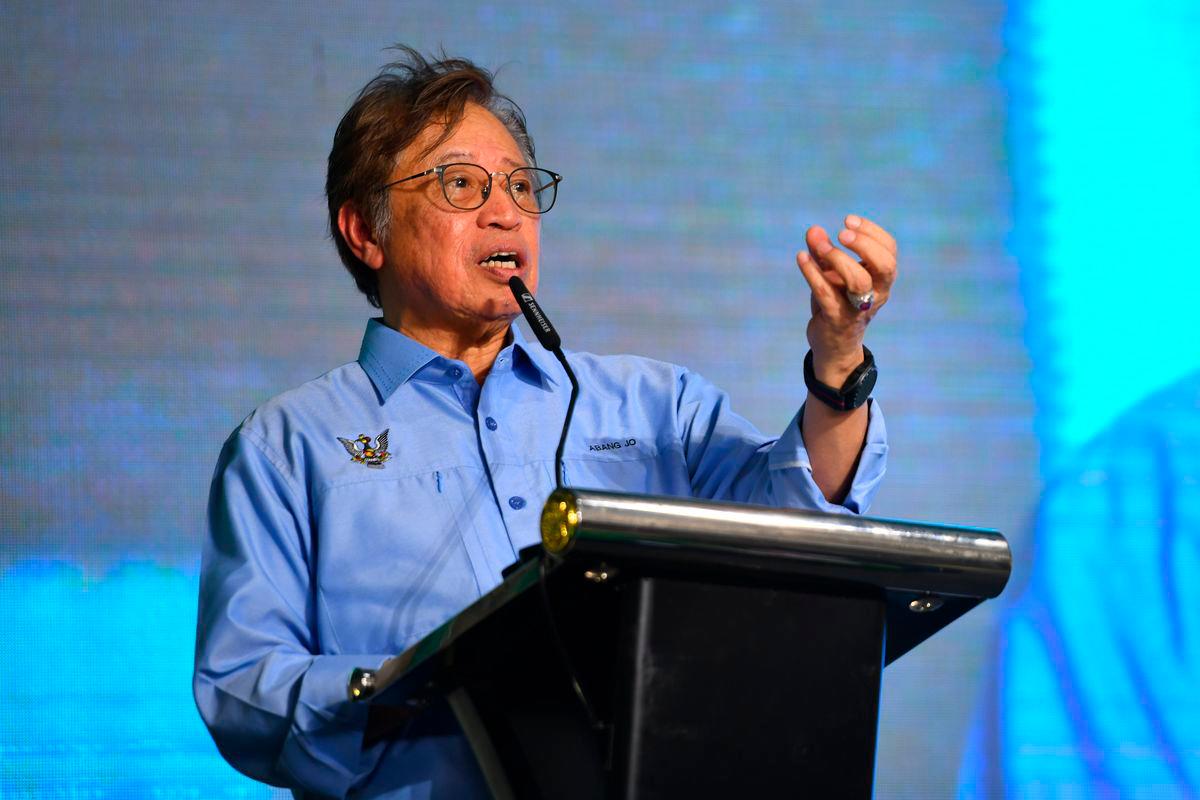 Sarawak Premier Tan Sri Abang Johari Tun Openg - Photo by BERNAMA