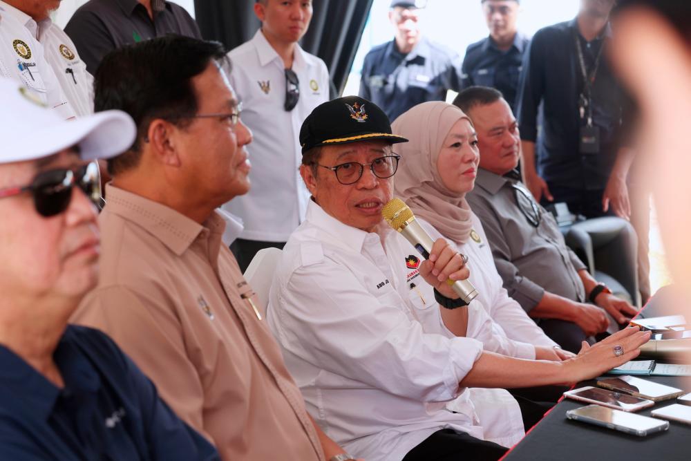 Sarawak Premier Tan Sri Abang Johari Tun Openg - BERNAMAPIX