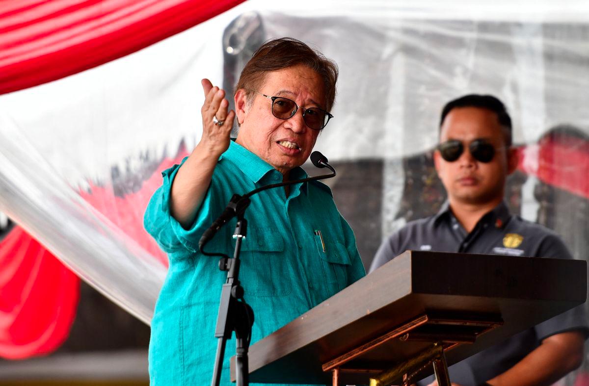 Sarawak Premier Tan Sri Abang Johari Tun Openg - BERNAMAPIX