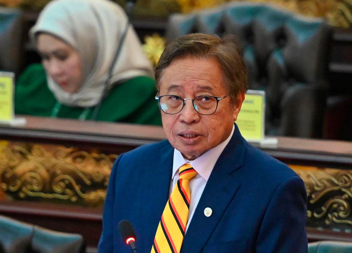 Sarawak Premier Tan Sri Abang Johari Tun Openg - BERNAMApix