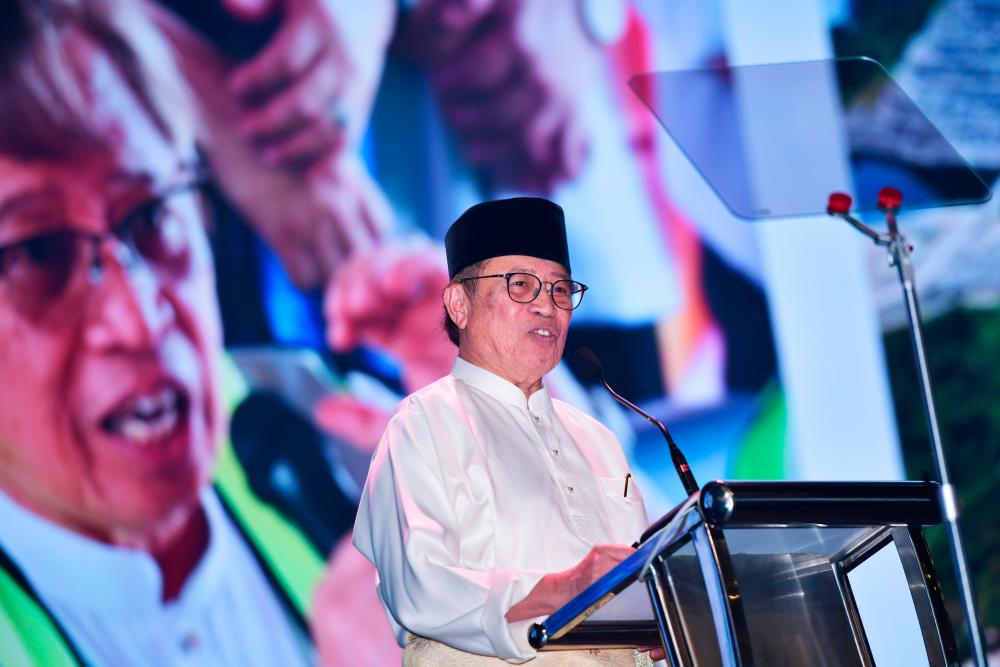 Sarawak Premier, Tan Sri Abang Johari Tun Openg. - BERNAMAPIX