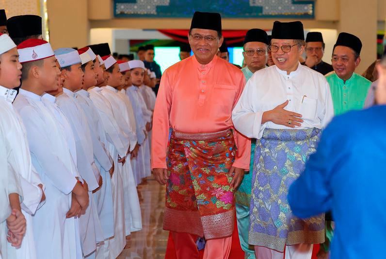 Sarawak Premier, Tan Sri Abang Johari Tun Openg - BERNAMApix