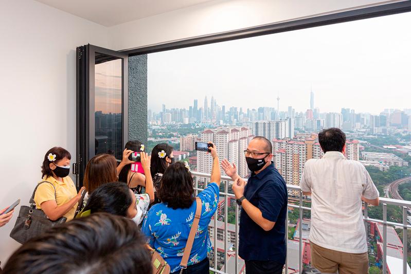 Guests at the media tour at SkyMeridien Residences $!Guests at the media tour at SkyMeridien Residences