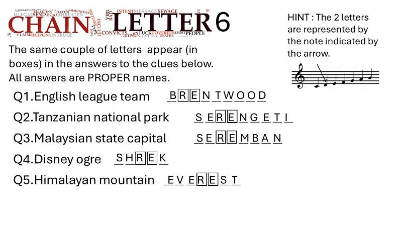 $!PUZZLES MAY 11, 2025