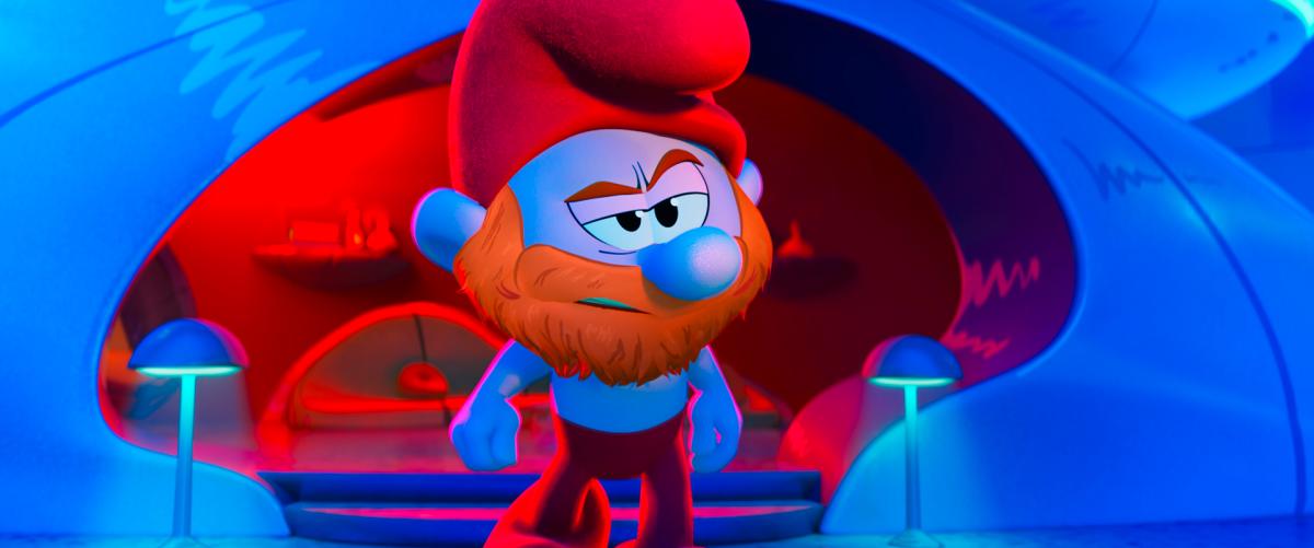 Ken (Offerman), Papa Smurf’s rugged brother, brings gruff wisdom and unexpected heart to the adventure. $!Ken (Offerman), Papa Smurf’s rugged brother, brings gruff wisdom and unexpected heart to the adventure.