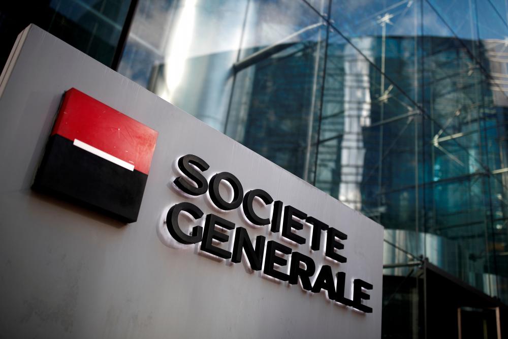 The logo of Societe Generale is seen at its headquarters in the financial and business district of La Defense near Paris, France. – REUTERSPIX