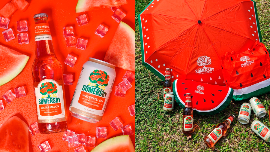 Quench your thirst and cool down with the new Somersby Watermelon Cider