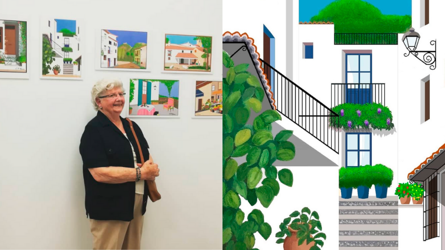 Spanish grandma creates magnificent artworks using Microsoft Paint
