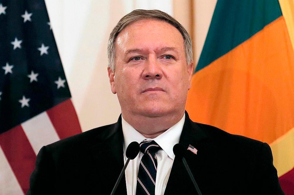 US Secretary of State Mike Pompeo during a meeting in Colombo, Sri Lanka October 28, 2020. — Reuters