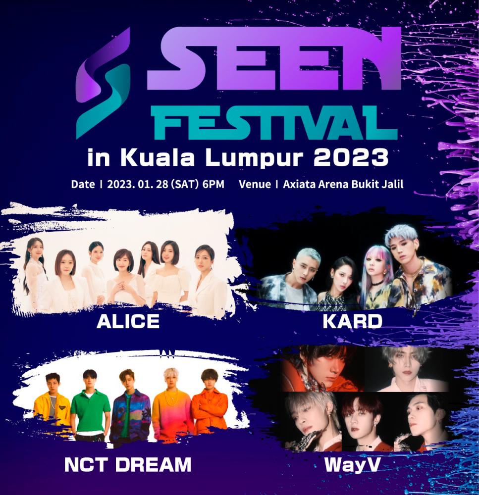 SEEN FESTIVAL KL 2023 tickets go on sale Jan 13!