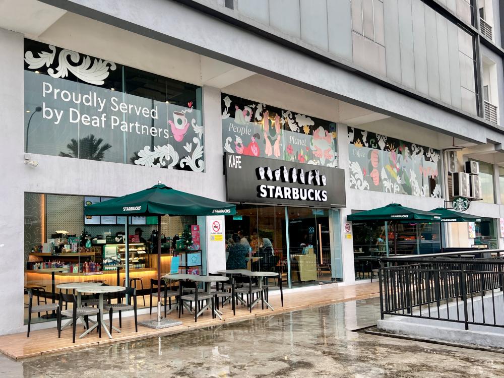 The new Starbucks Malaysia outlet is the first in the southern region.