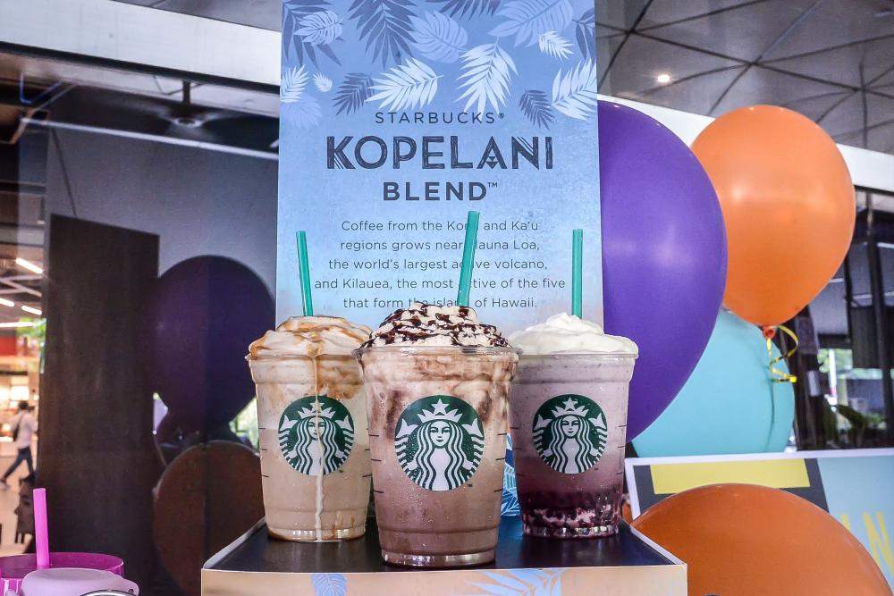 The three new frappuccino blended beverages. SUNPIX by ADIB RAWI YAHYA