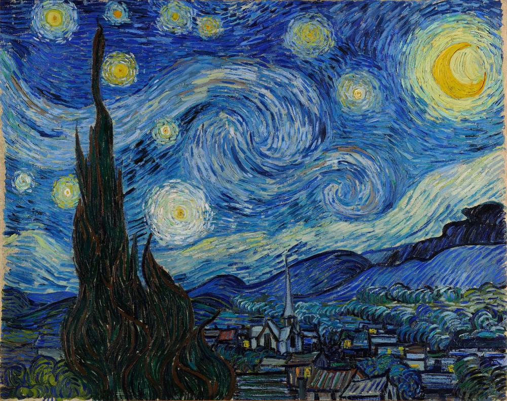 $!Starry Night by Vincent Van Gogh. – Van Gogh Gallery