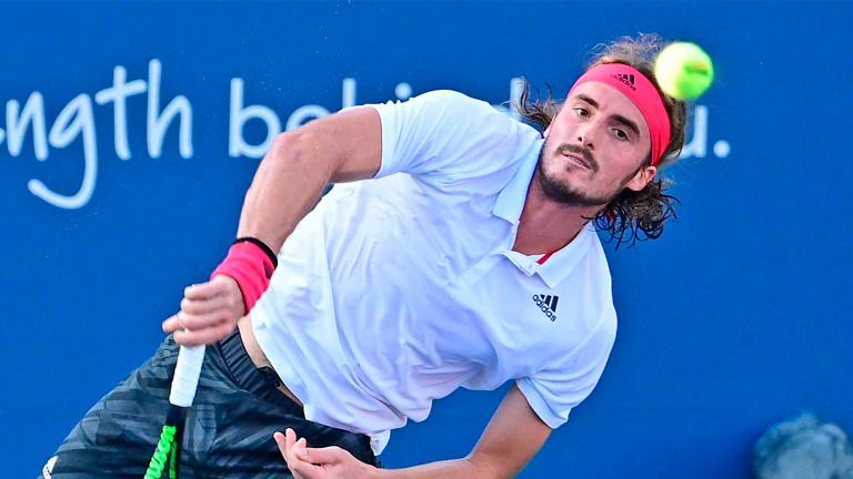 (video) Tsitsipas roars into third round of Western &amp; Southern Open