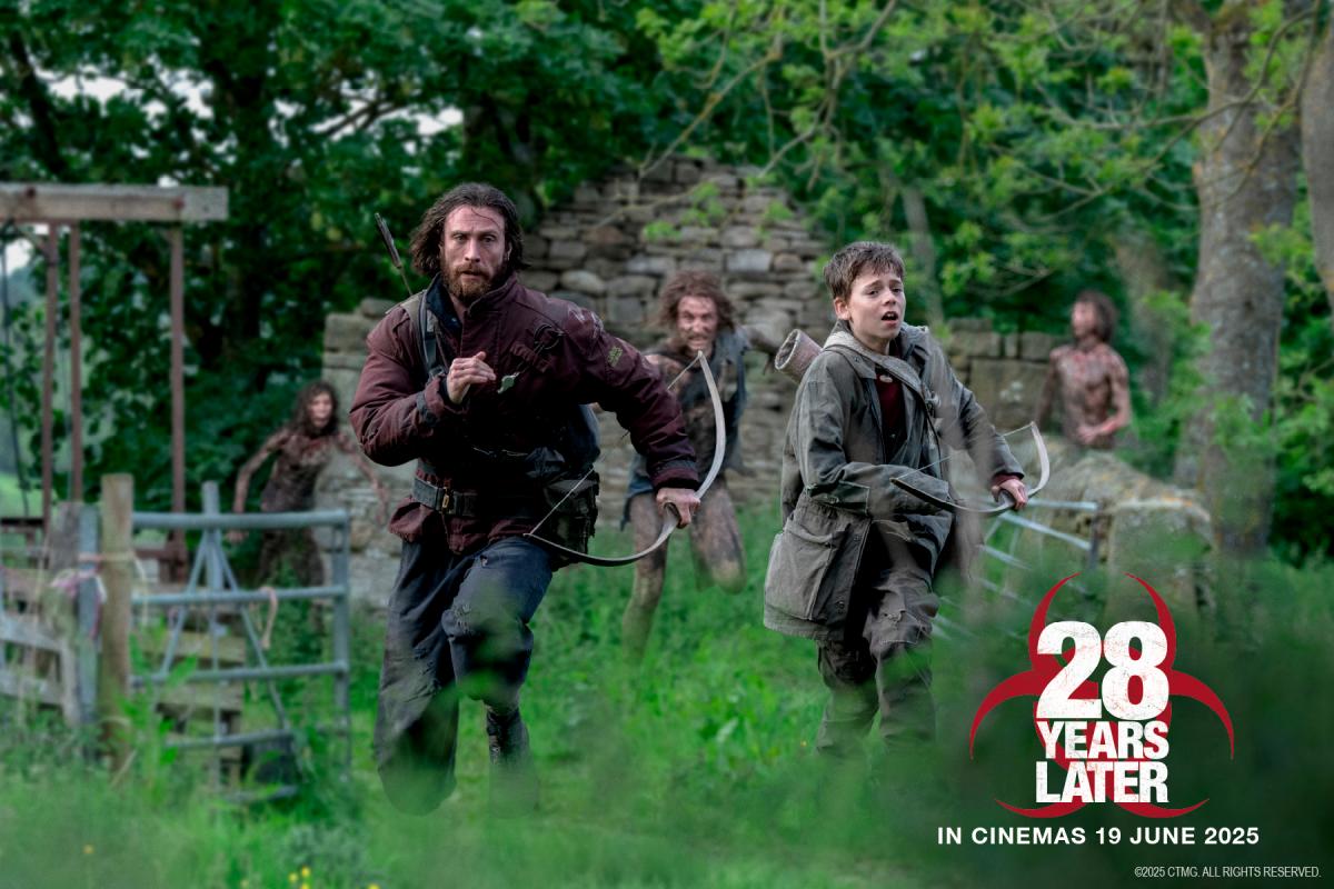 (From right) Spike (Williams) and Jamie (Taylor-Johnson) venture beyond the safety of the island in search of escape.