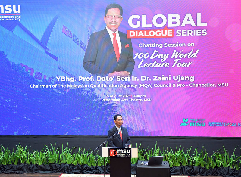 $!Professor Dato’ Seri Ir. Dr. Zaini Ujang’s appointment as MSU’s second Pro-Chancellor, and concurrently as Professor of Environmental Sustainability at MSU.