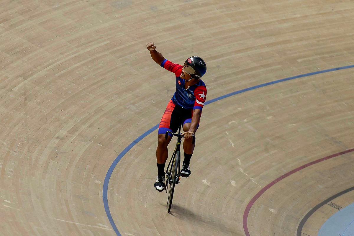 National track cyclist Muhammad Ridwan - BERNAMAPIX