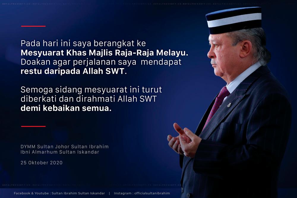 Sultan Johor Sultan Ibrahim ibni Almarhum Sultan Iskandar — Offcial Facebook page of Sultan Ibrahim Sultan Iskandar
