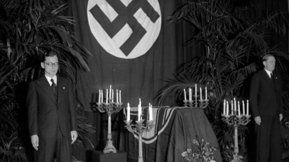 The swastika was one of the most recognisable symbols of Nazi Germany. — AFP