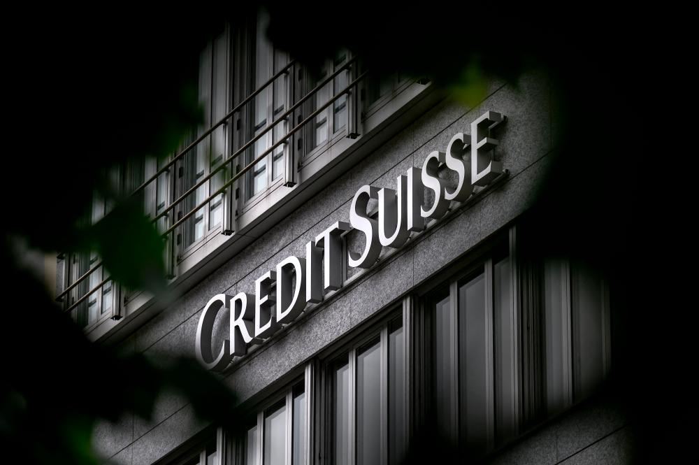 Credit Suisse yesterday delivered a third consecutive quarterly profit warning. – AFPpix