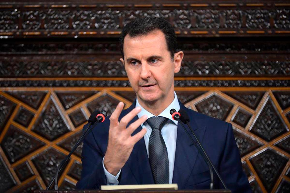 Syrian President Bashar al-Assad. AFP / Syrian Presidency Facebook page / HO