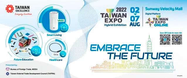 20 leading brands showcased by Taiwan Excellence at Taiwan Expo 2022