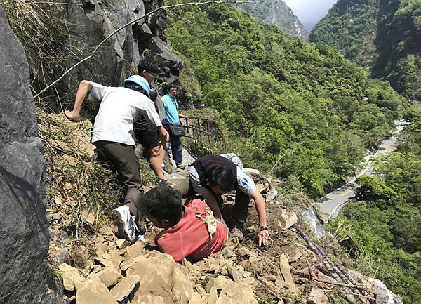 An earthquake struck Taiwan on April 18, 2019.