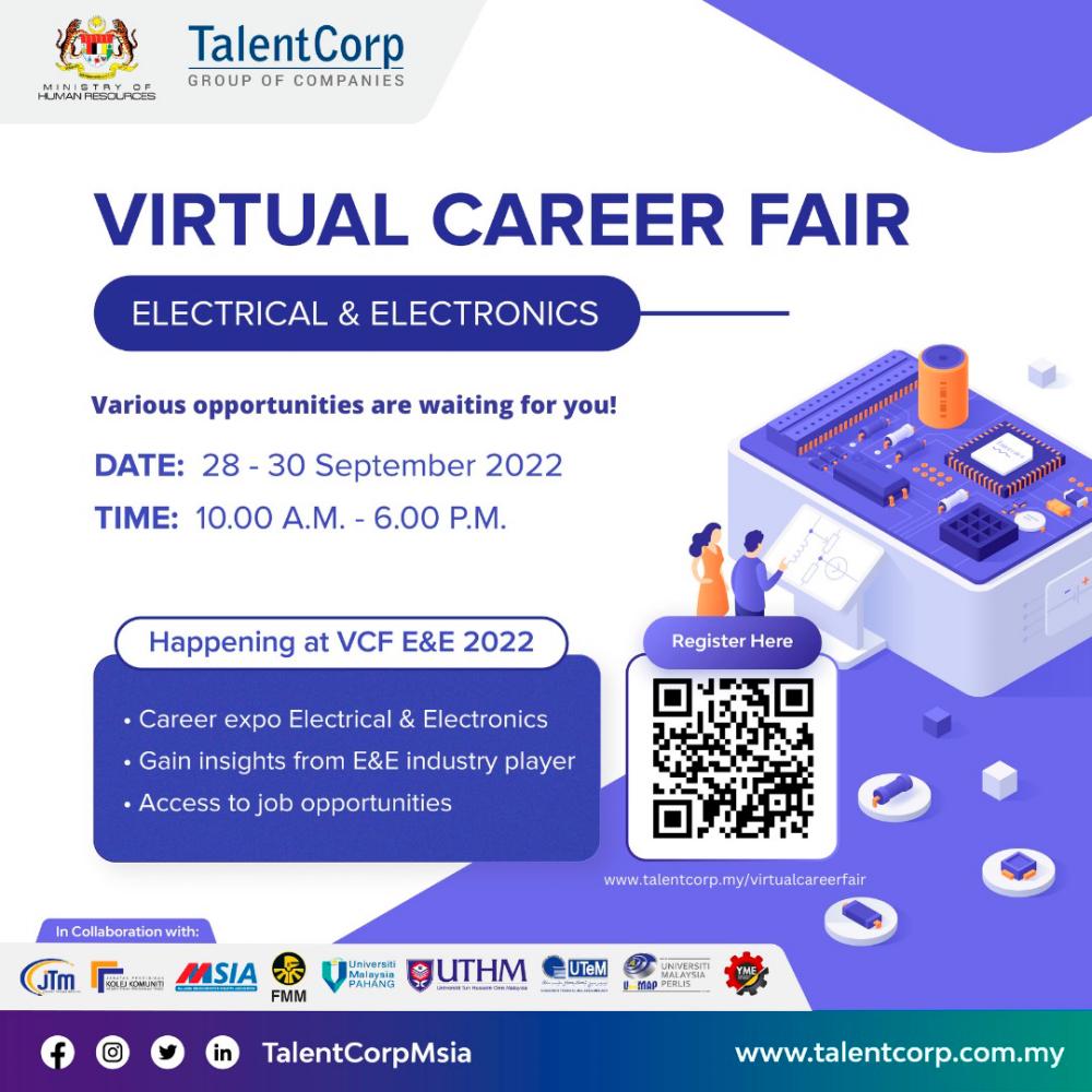 TalentCorp organises virtual career fair for E&amp;E sector offering more than 1,000 jobs