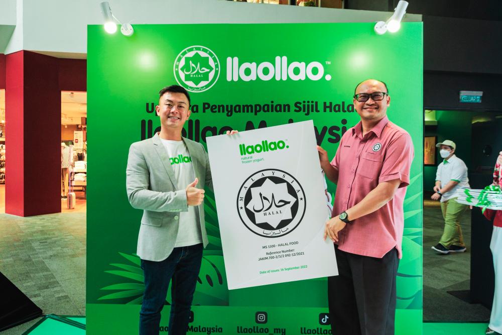 This Halal certification celebrates llaollao’s seventh year in the Malaysian F&amp;B industry since its 2015 opening in Pavilion Kuala Lumpur. – LLAOLLAO