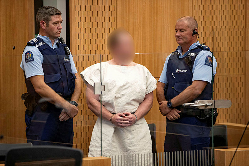 File photo of Brenton Tarrant, in the dock during his appearance in the Christchurch District Court, New Zealand March 16, 2019. — Reuters