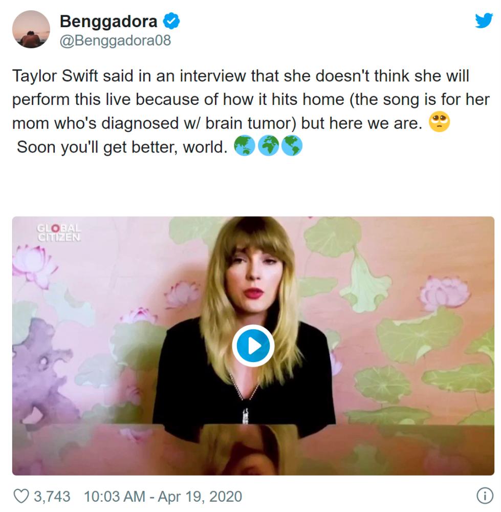 $!Why fans loved Taylor Swift’s vulnerable performance at One World: Together at Home