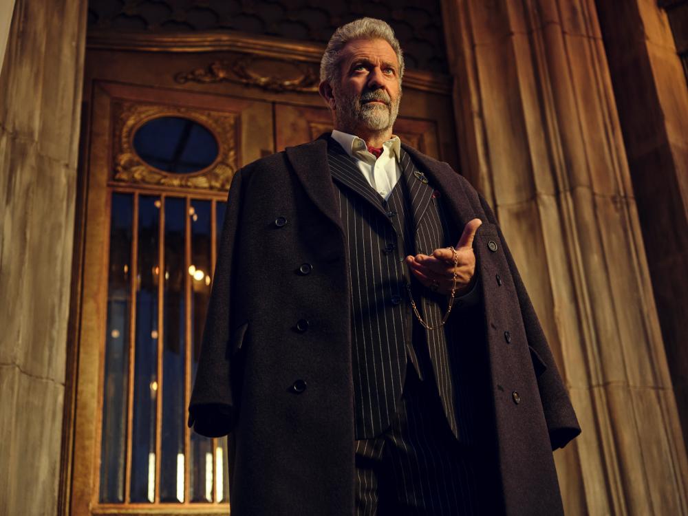 Gibson plays Cormac in The Continental. – ALL PICS BY PRIME VIDEO