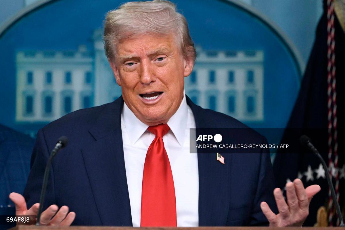 US President Donald Trump. - ANDREW CABALLERO-REYNOLDS / AFP
