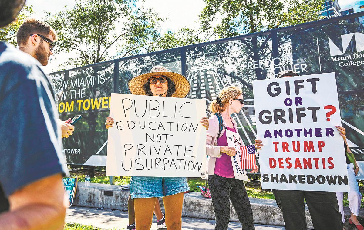 Trump’s attack on the UN may distract from the domestic turmoil and sinking approval ratings but it opens space for groups pushing for a fairer global system. – AFPpix