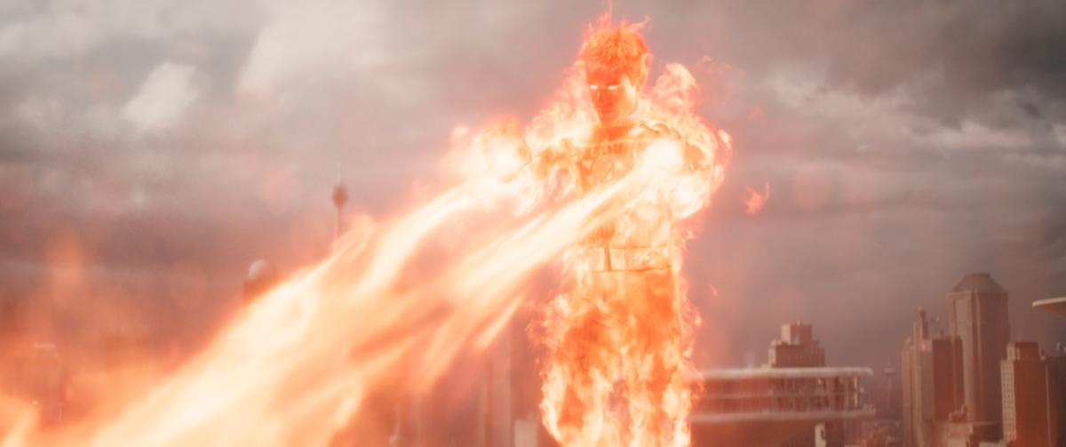 Johnny / Human Torch (Quinn) turns up the heat in a fiery display of confidence. - PR $!Johnny / Human Torch (Quinn) turns up the heat in a fiery display of confidence. - PR