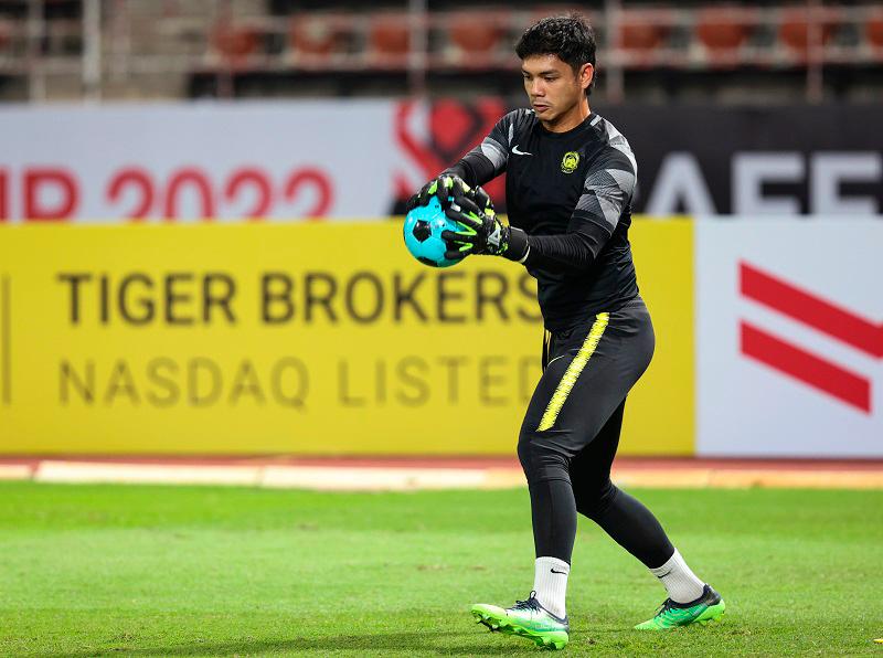 Johor Darul Ta’zim’s (JDT) top goalkeeper, Ahmad Syihan Hazmi Mohamed. - BERNAMAPIX