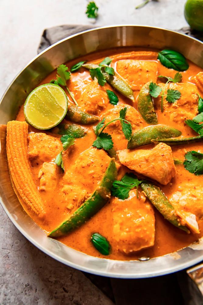 A traditional Thai dish made with fish cooked in a rich and creamy coconut milk-based sauce. – PEXELSPIC $!A traditional Thai dish made with fish cooked in a rich and creamy coconut milk-based sauce. – PEXELSPIC