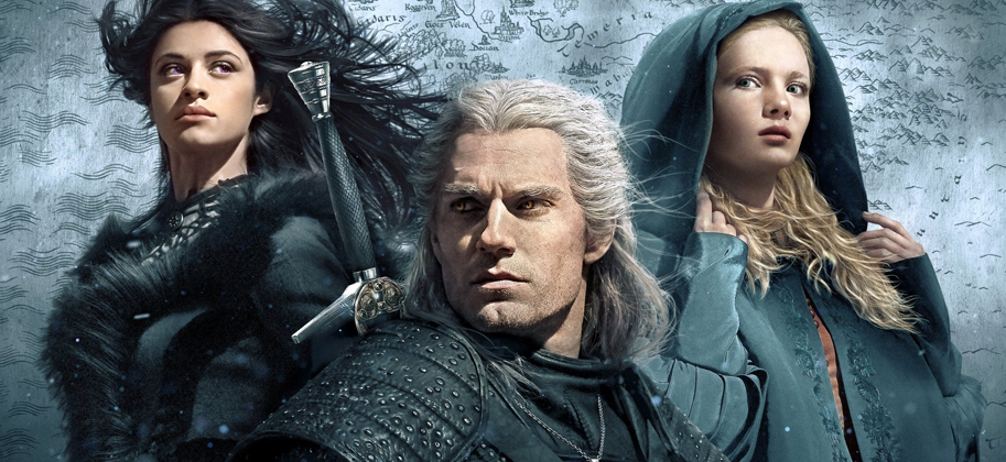 Yennefer, Geralt of Rivia and Princess Ciri- Official poster