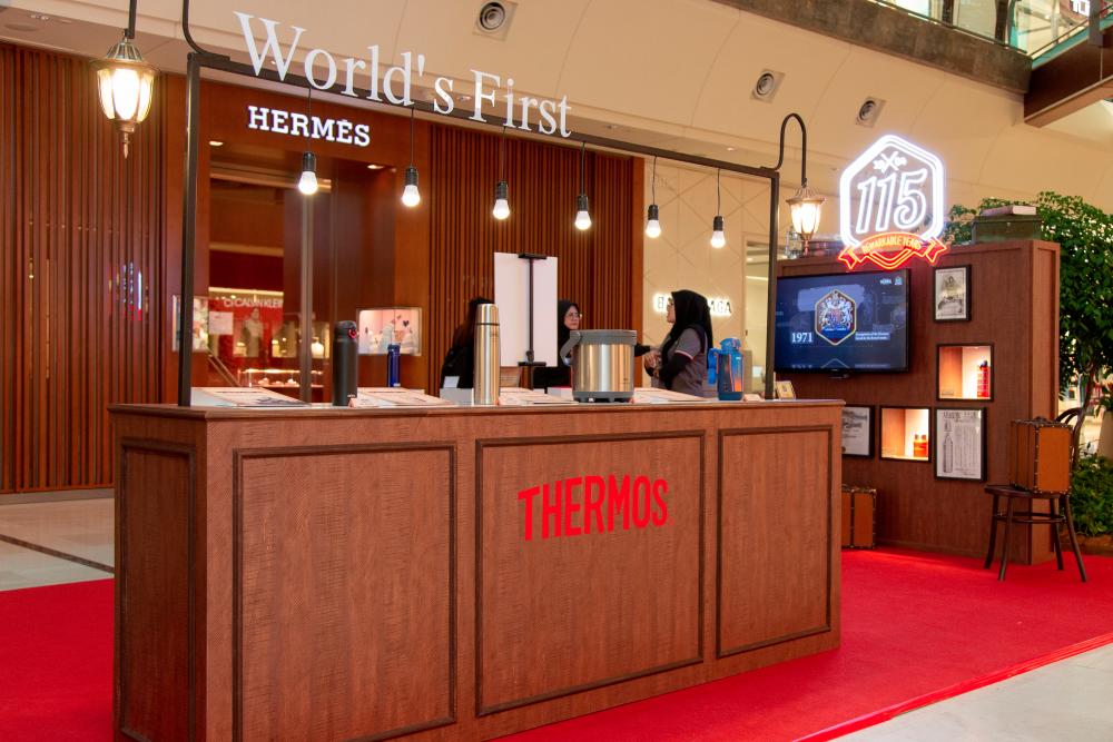 Thermos 115th anniversary pop-up store.