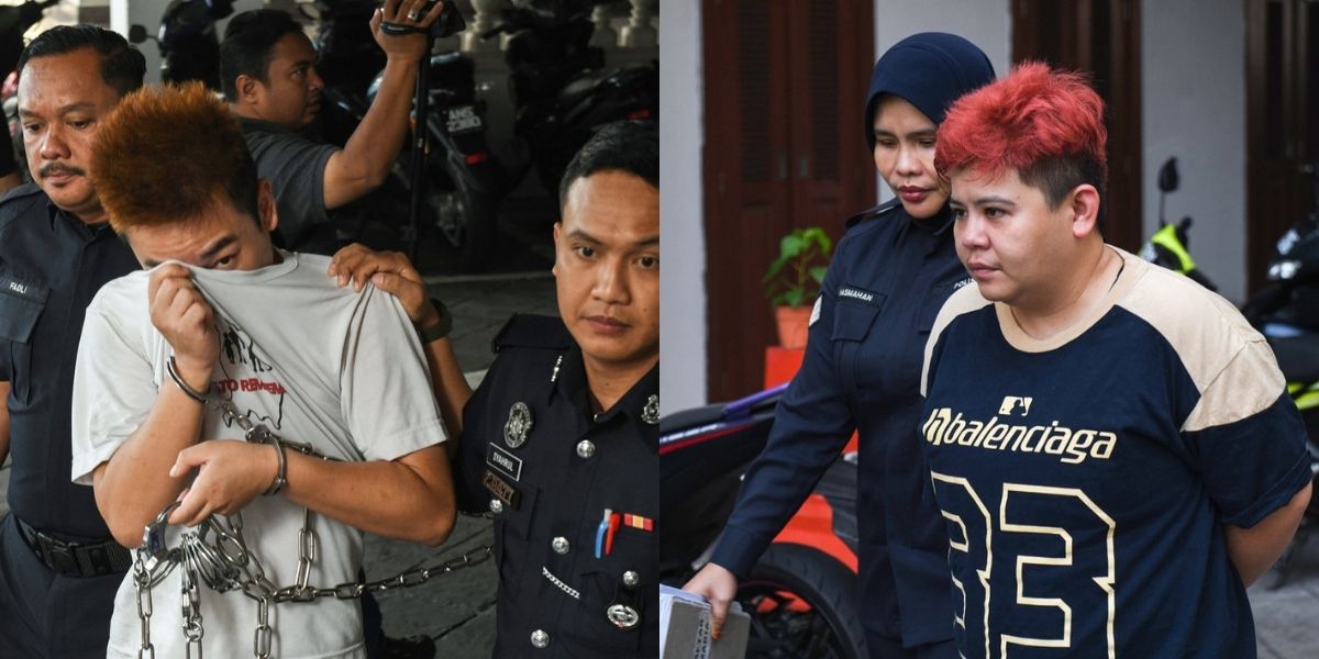 Khoo Teng Chi and Joanne Lim entered their not-guilty pleas at the Sessions Court before Judge Irwan Suainbon after the charge was read in Mandarin. - BERNAMA