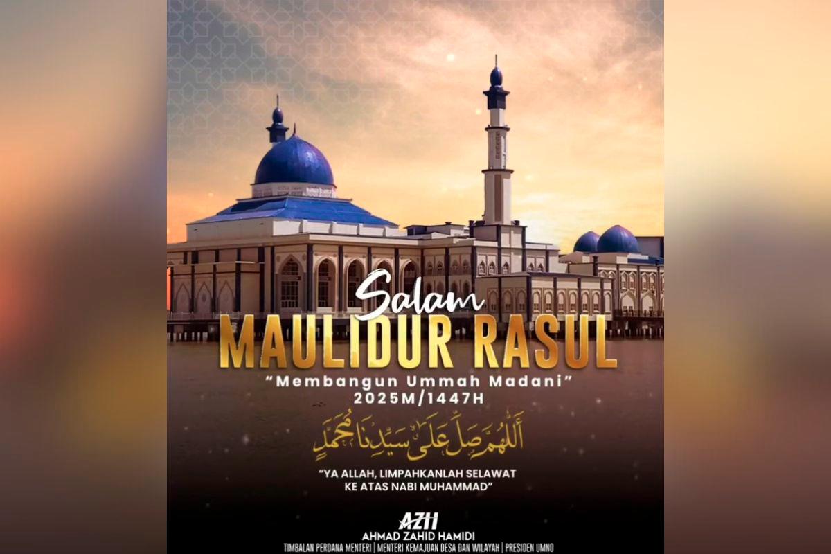 Kredit: @ahmadzahidhamidi / Instagram