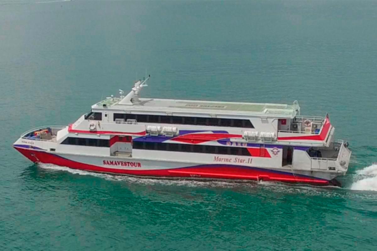 Gambar tujuan representasi sahaja: Langkawi Ferry Line portal
