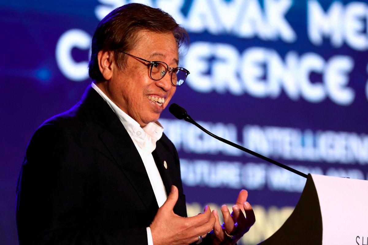 Sarawak Premier Tan Sri Abang Johari Tun Openg. - BERNAMA